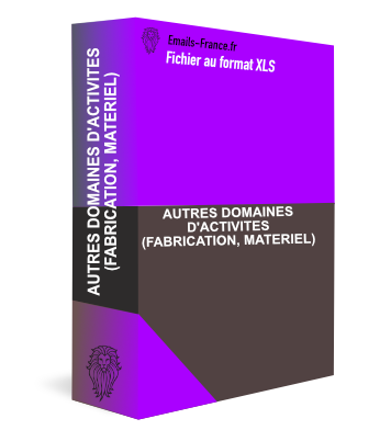 AUTRES DOMAINES D'ACTIVITES  (FABRICATION, MATERIEL)